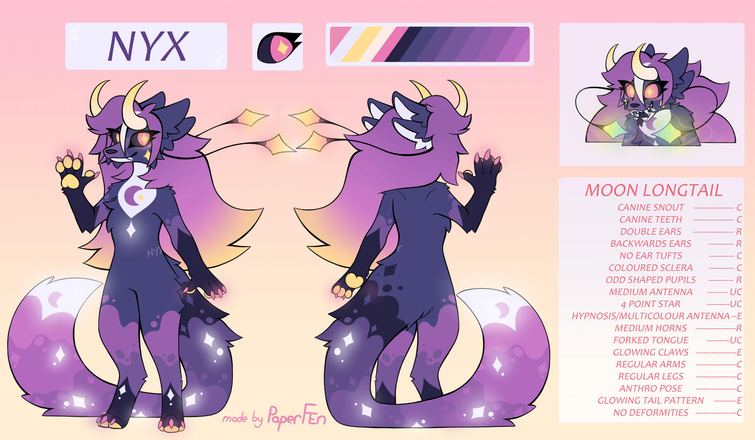 Back/Front with a Headshot